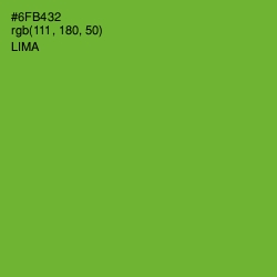 #6FB432 - Lima Color Image