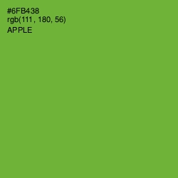 #6FB438 - Apple Color Image