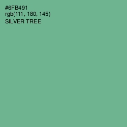 #6FB491 - Silver Tree Color Image