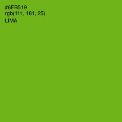 #6FB519 - Lima Color Image