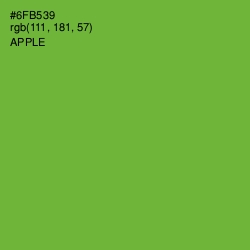 #6FB539 - Apple Color Image