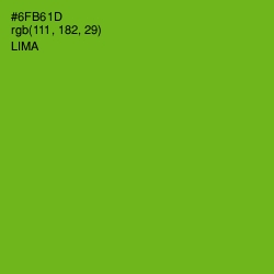 #6FB61D - Lima Color Image