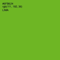 #6FB624 - Lima Color Image