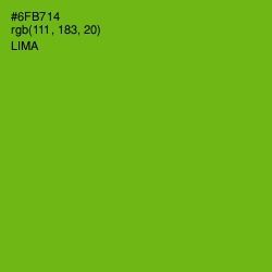 #6FB714 - Lima Color Image