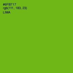 #6FB717 - Lima Color Image