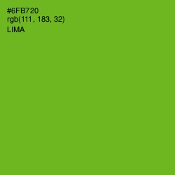 #6FB720 - Lima Color Image