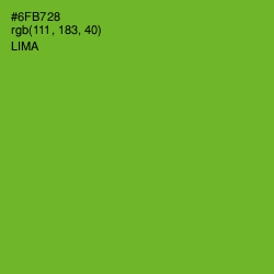 #6FB728 - Lima Color Image