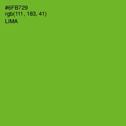 #6FB729 - Lima Color Image