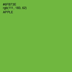 #6FB73E - Apple Color Image