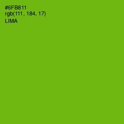 #6FB811 - Lima Color Image