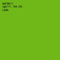 #6FB817 - Lima Color Image