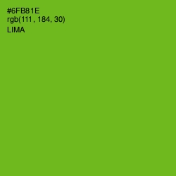 #6FB81E - Lima Color Image