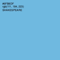 #6FB8DF - Shakespeare Color Image