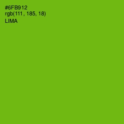 #6FB912 - Lima Color Image