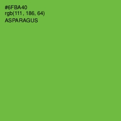 #6FBA40 - Asparagus Color Image