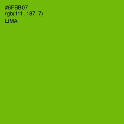 #6FBB07 - Lima Color Image