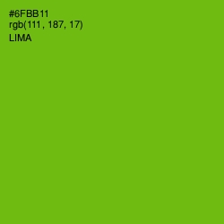 #6FBB11 - Lima Color Image