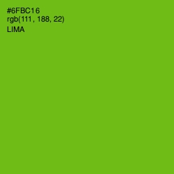 #6FBC16 - Lima Color Image