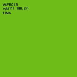 #6FBC1B - Lima Color Image