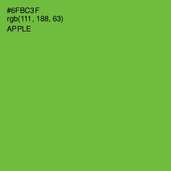 #6FBC3F - Apple Color Image