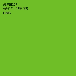 #6FBD27 - Lima Color Image