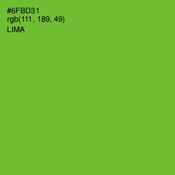 #6FBD31 - Lima Color Image