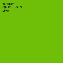 #6FBE07 - Lima Color Image