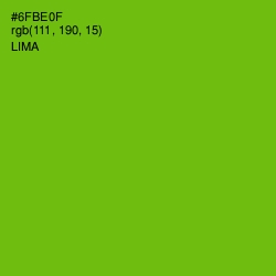 #6FBE0F - Lima Color Image