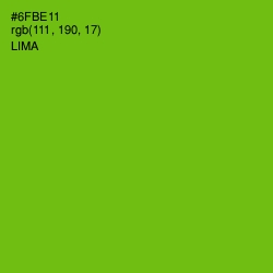 #6FBE11 - Lima Color Image