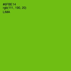 #6FBE14 - Lima Color Image