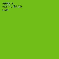 #6FBE18 - Lima Color Image