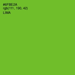 #6FBE2A - Lima Color Image