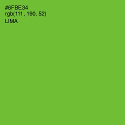 #6FBE34 - Lima Color Image