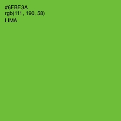 #6FBE3A - Lima Color Image