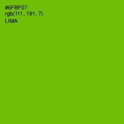 #6FBF07 - Lima Color Image