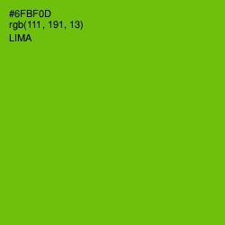 #6FBF0D - Lima Color Image