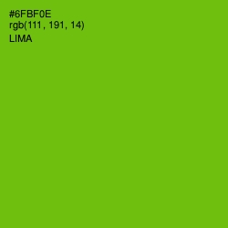 #6FBF0E - Lima Color Image