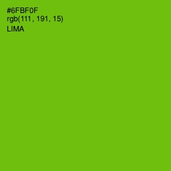 #6FBF0F - Lima Color Image