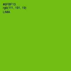 #6FBF13 - Lima Color Image