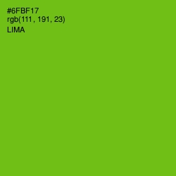 #6FBF17 - Lima Color Image