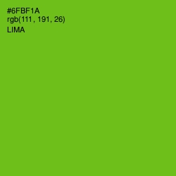 #6FBF1A - Lima Color Image