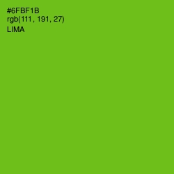 #6FBF1B - Lima Color Image