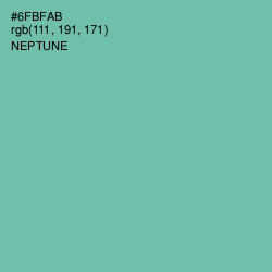 #6FBFAB - Neptune Color Image