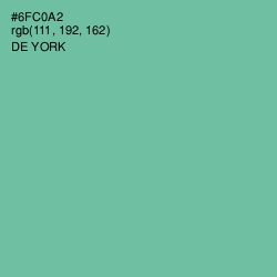 #6FC0A2 - De York Color Image