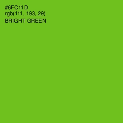#6FC11D - Bright Green Color Image