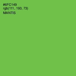 #6FC149 - Mantis Color Image