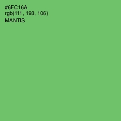 #6FC16A - Mantis Color Image