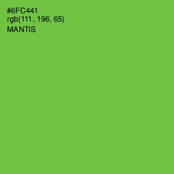 #6FC441 - Mantis Color Image