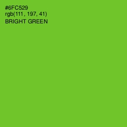 #6FC529 - Bright Green Color Image