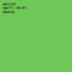 #6FC757 - Mantis Color Image